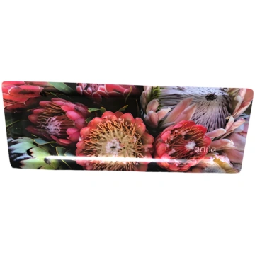 Anna's Protea Bunch Rectangular Melamine Tray