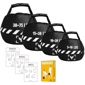 Elite Sports Kettlebell Sandbag – izturīga smilšu