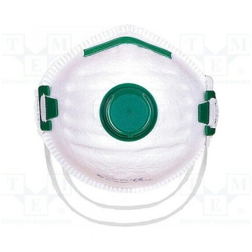 Dust respirator; disposable,with valve; FFP2 NR D