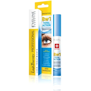 Skropstu serums Eveline Lash Therapy, 10 ml, caurs