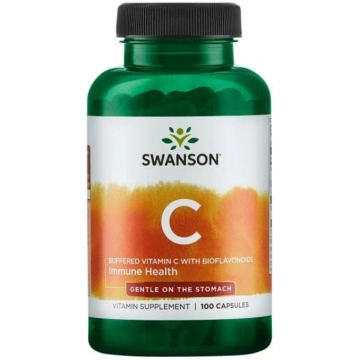 SWANSON C vitamīns 500 ar bioflavonoīdiem (100 kap