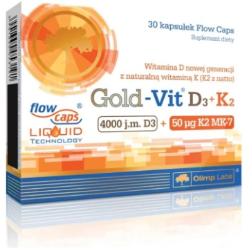 OLIMP LABS Gold Vit D3 + K2 kapsulas N30