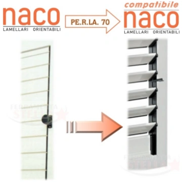 Comando orientabile a 10 lamelle compatibile Naco 