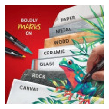Teka Sharpie mākslas marķieri 5 krāsas [Markery ar