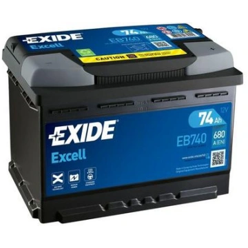Startera akumulatoru baterija EXIDE EB740
