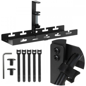Maclean Under-desk cable organizer, MC-105 B