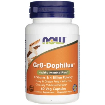 Now Foods Gr8-Dophilus - 60 dārzeņu kapsulas