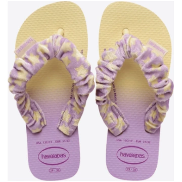 HAVAIANAS KIDS FLUFFY - BUTTER CREAM / 33/34