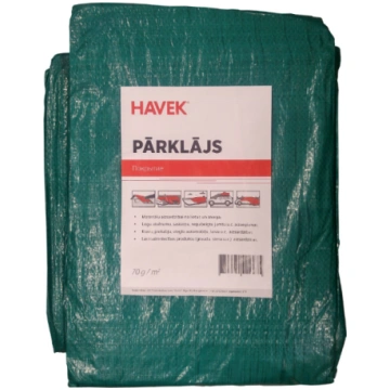 Pārklājs HAVEK 70g/m2, zaļš, 3x4m