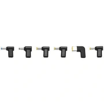 Set with 6 pieces USB-C to laptop plugs - HP, Dell