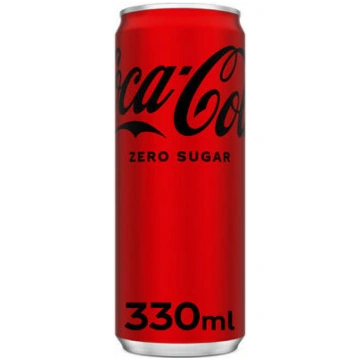 B/a gāzēts dzēriens Coca Cola Zero 0.33l CAN
