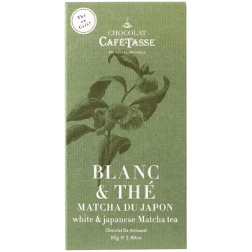 Baltā šokolāde BLANC & MATCHA DU JAPON 27 % CAFÉ-T