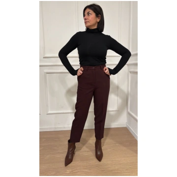 Pantalone TF0854 Carrot Vicolo - borgogna / S