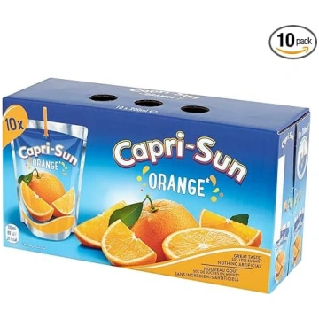 Capri-Sun apelsīnu saldo augļu dzēriens 10 gab. ie