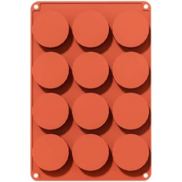 Cake Puck Molds - silikona cepšanas veidne ar 12 d