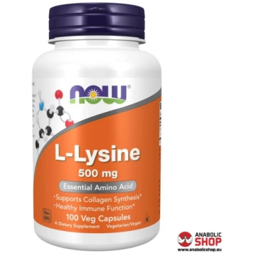 Now Foods L-lysine 500mg Lizīns 100 tabletes