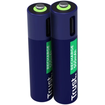 Uzlādējams akumulators TRUST 25585 AAA 500 mAh, 2 