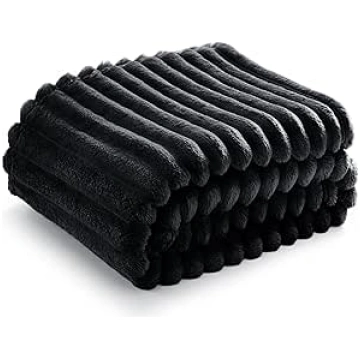 BEDSURE Cuddly Blanket, Fluffy Blanket, Fleece Bla