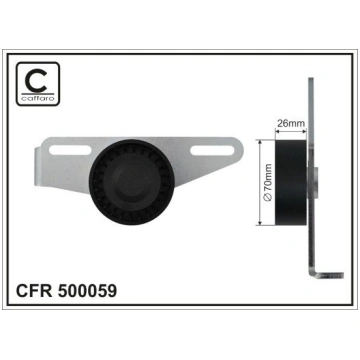Siksnas spriegotājs, Ķīļsiksna CAFFARO 500059