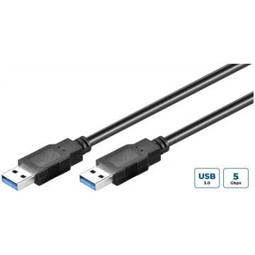 MicroConnect USB 3.2 Gen 1 A Cable, 5m USB Kabelis