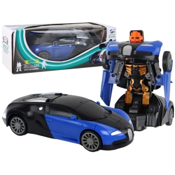 Robots Car 2in1 Bugatti Blue Light Effects