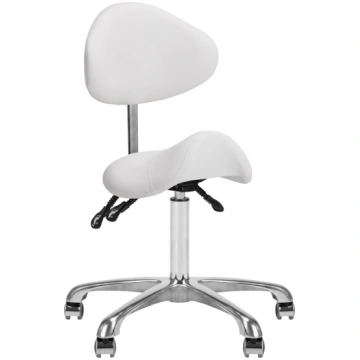Kosmetoloģijas taburete Giovanni 1004 White Active