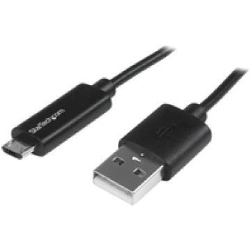 StarTech.com 1M MICRO-USB CABLE WITH LED ( USBAUBL