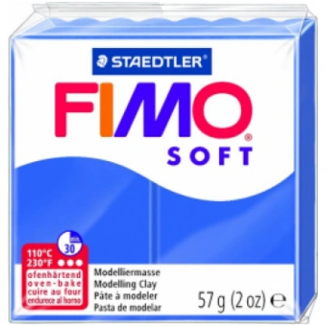 Cietējoša modelēšanas masa FIMO SOFT, 57 g, brilja