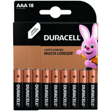 Alkaline battery DURACELL AAA/LR03 18pcs 500039410