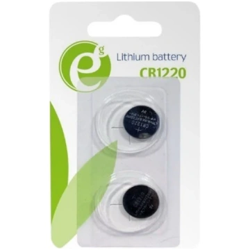Battery CR1220, 3V, 2 pieces Gembird