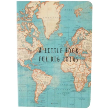 Sass & Belle Vintage Map Big Ideas Pocket Notebook