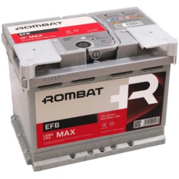 Akumulators START&STOP EFB 60Ah 640A 12V Rombat R-