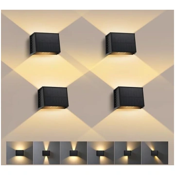 T-SUN Pack of 4 LED sienas lampas āra apgaismojuma
