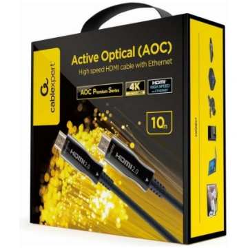 Gembird HDMI AOC kabelis CCBP-HDMI-AOC-10M-02, gar