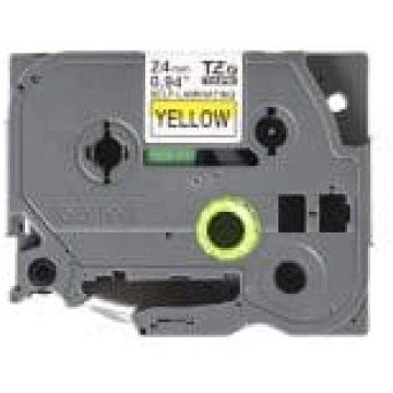 BROTHER TZESL651 24 MM BLACK ON YELLOW SELF LAMINA