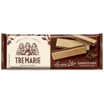 Vafeles ar tumšo šokolādi TRE MARIE Gianduia, 140g