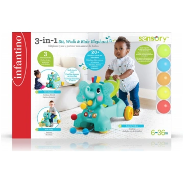 INFANTINO 3-in-1 Sit, Walk & Ride Zilonis 217023