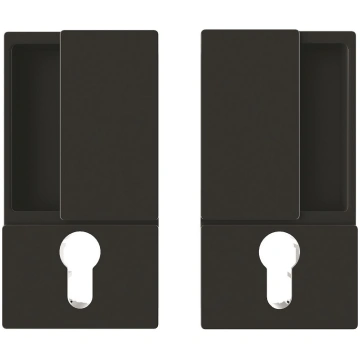 Durvju rokturi WAVE PZ Black AGB