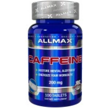 Caffeine, 200mg - 100 tablets AllMax Nutrition P30