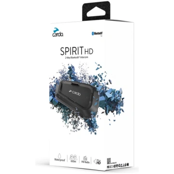 Cardo Spirit HD motorcycle intercom 2 channels 600