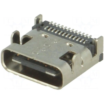 Socket | USB C | SMT | angled 90° | USB 3.1 ADAM T