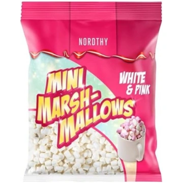 Nordthy Mini Marshmallow White & Pink 675g ANEB0G4