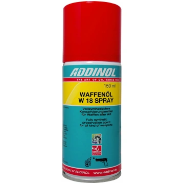 Addinol ieroču eļļa W18 eļļa 150ml, aerosols