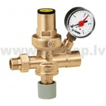 *Piepildes ventīlis 1/2 CALEFFI ar manometru