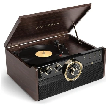 Victrola Empire 6-in-1 atskaņotājs (Espresso) ar B