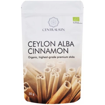 Bioloģiskās Ceilonas Alba kanēļa standziņas 50 g