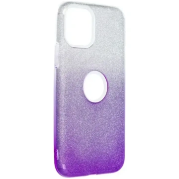 SHINING vāciņš iPhone 11 Pro caurspīdīgs violets O