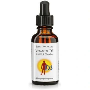 KRAUTERHAUS SANCT BERNHARD D3 vitamīns 1000 SV pil