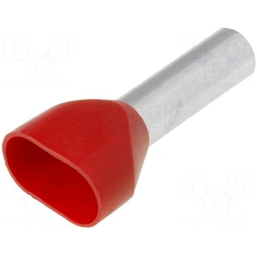 Bootlace ferrule | insulated,double | copper | 10m
