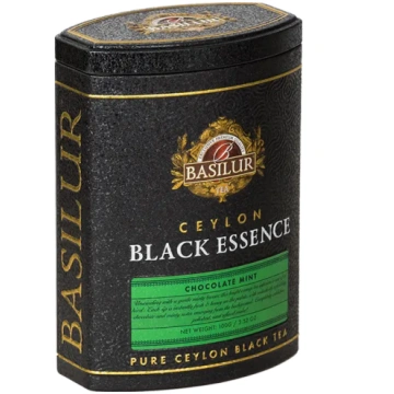 Melnā tēja BASILUR BLACK ESSENCE Chocolate Mint